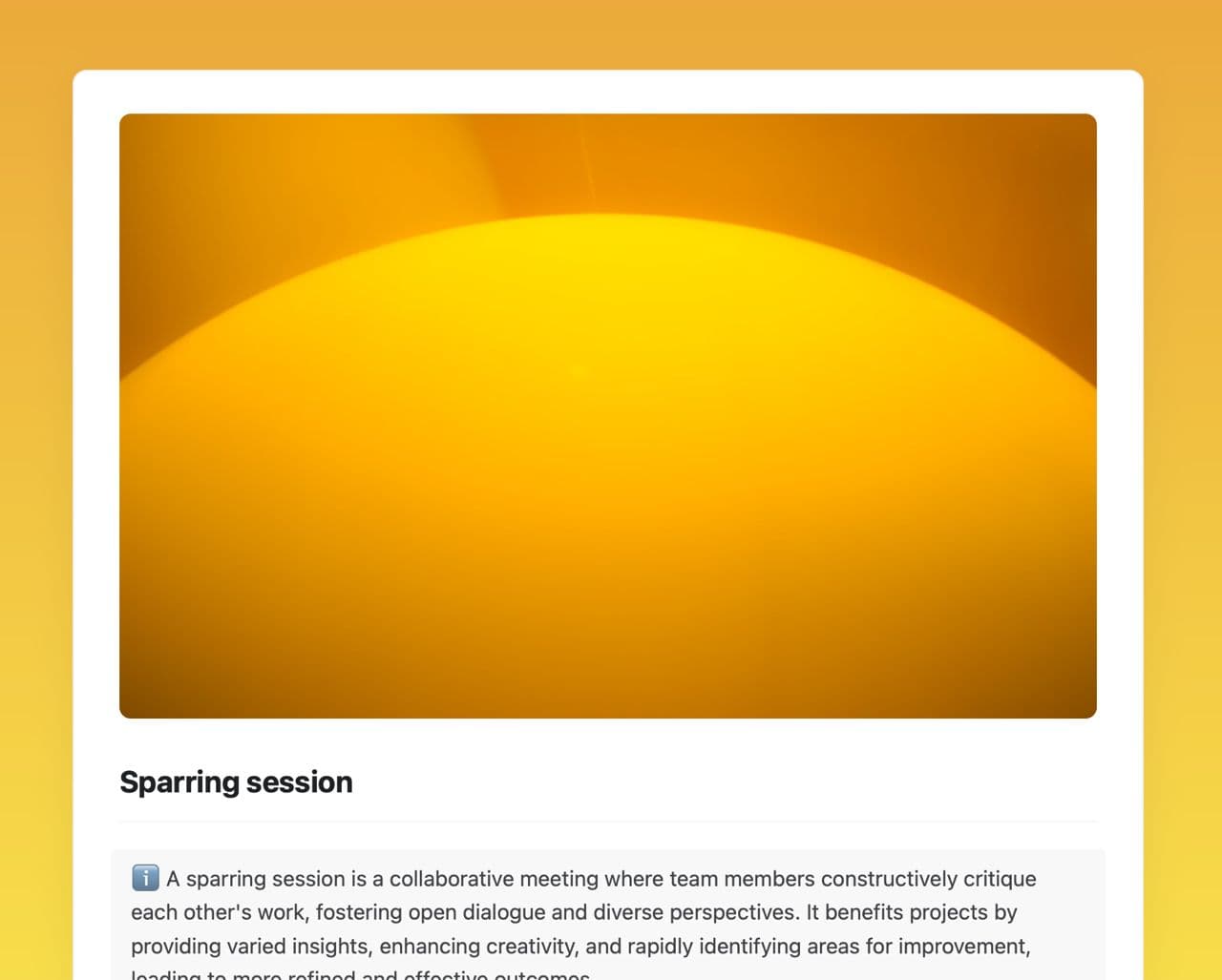 Craft Free Template: Sparring session