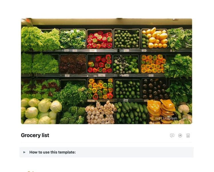 Craft Free Template: This digital grocery list is always with you. Add to it from anywhere, never leave it at home again.